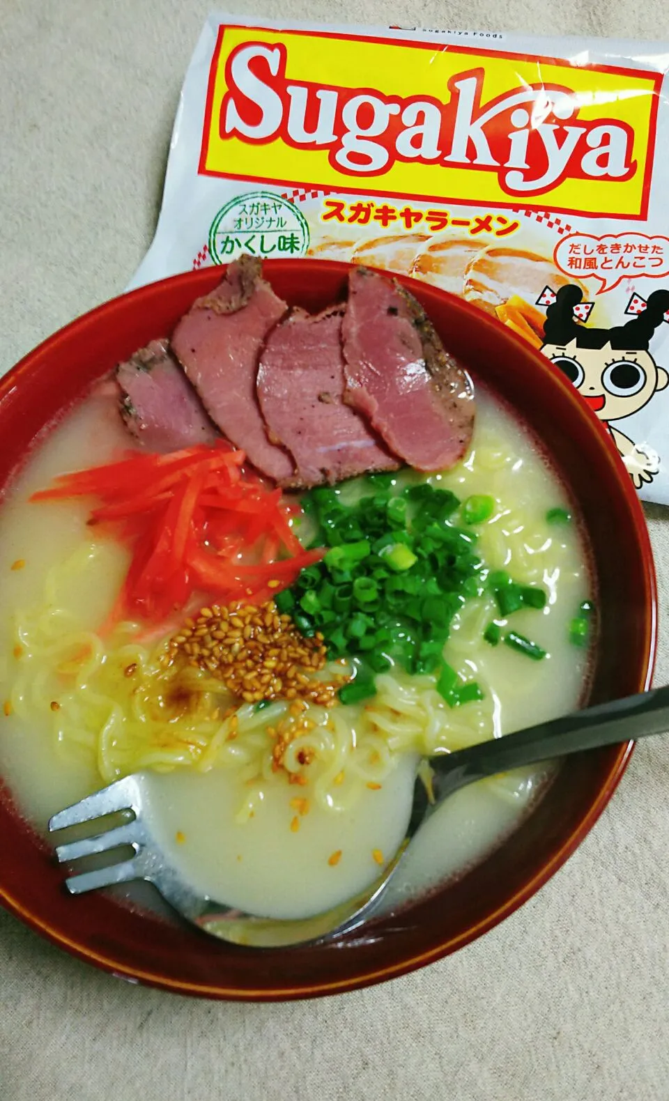 Snapdishの料理写真:和風トンコツラーメン🍜|☆Yumi☆さん