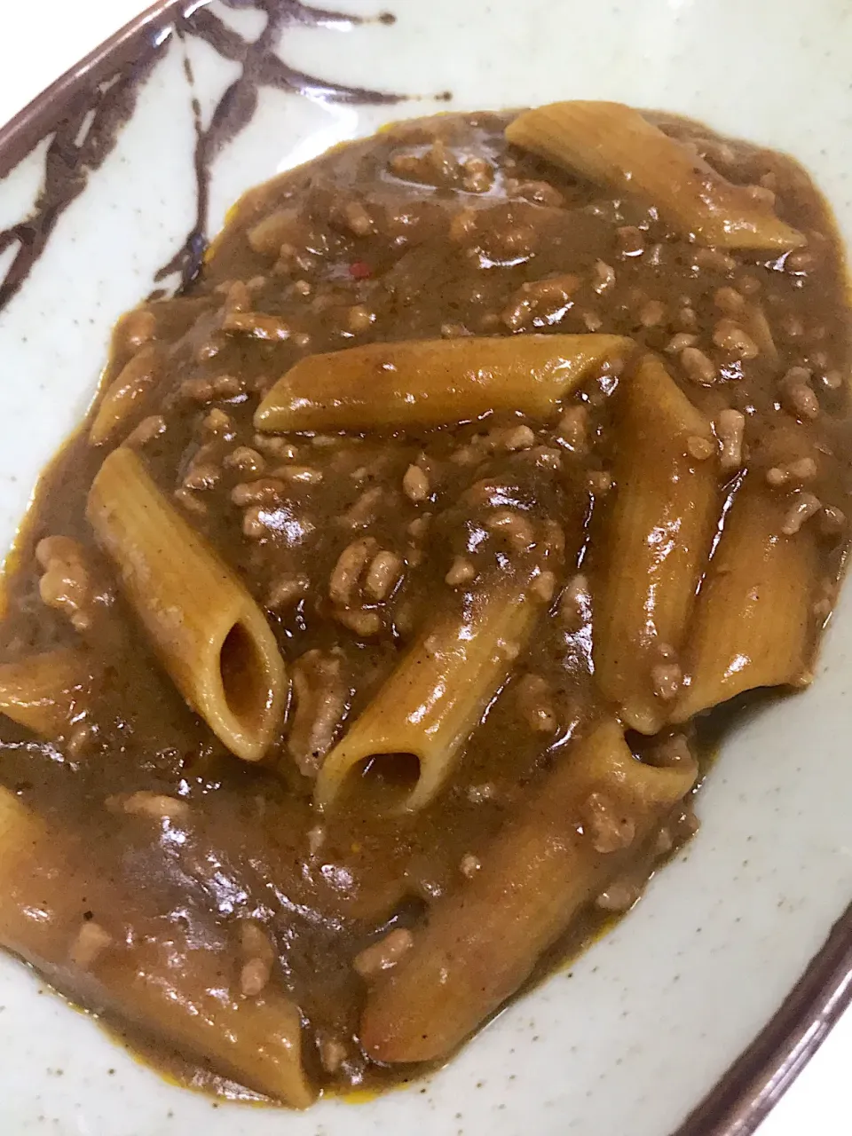 あんかけのペンネ炒めからの、挽き肉カレーに♫www|Yoshihiro Andoさん