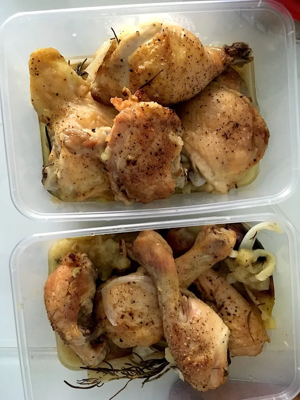 Roasted chicken with apples and leeks|Ong Sor Fernさん