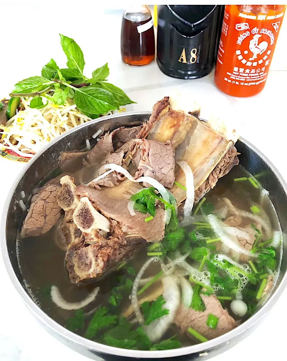 Short rib pho soup  #shortribsphosoup  #shortribs  #pho|🌺IAnneさん