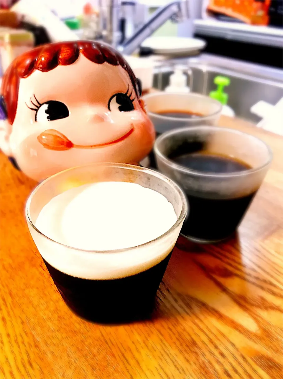 Snapdishの料理写真:混ぜて固めるだけで♡ふるふるコーヒーゼリー。|ぽき。さん