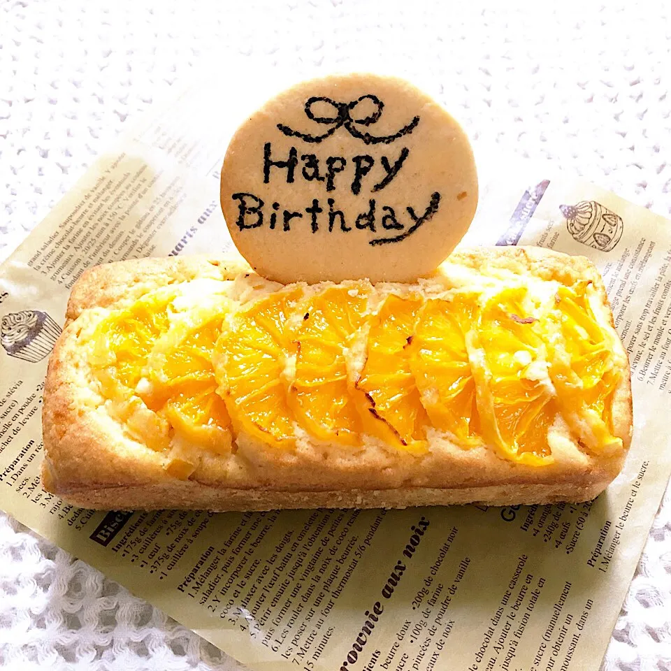 Snapdishの料理写真:オレンジのパウンドケーキ🍊|marichさん