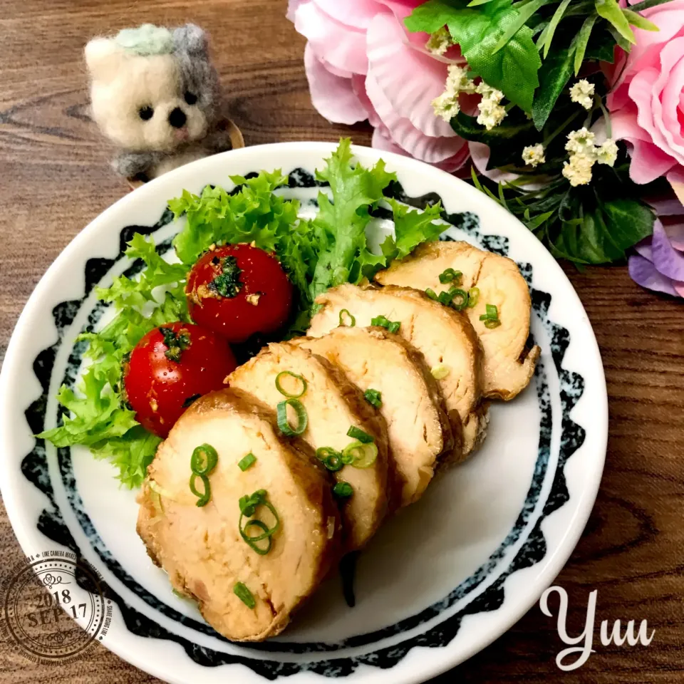 Snapdishの料理写真:炊飯器deホロホロ鶏煮♬*゜|ゆうさん