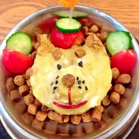 Snapdishの料理写真:【みんなが作ってる】 わんこ ケーキのレシピ 【クックパッド】 簡単おいしいみんなのレシピが296万品|ゆみさん