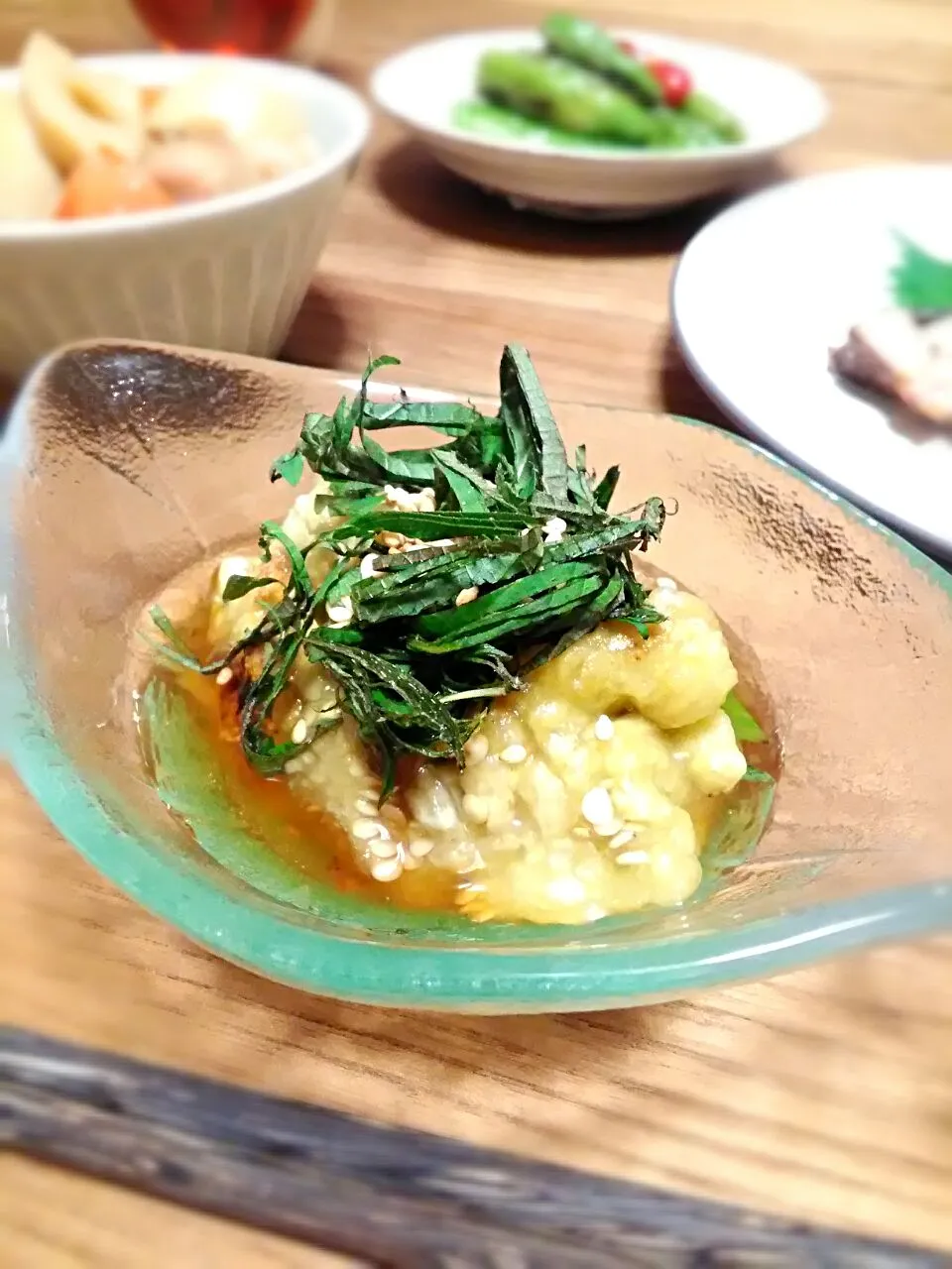 焼き茄子の煮浸し|とくとくキッチンさん