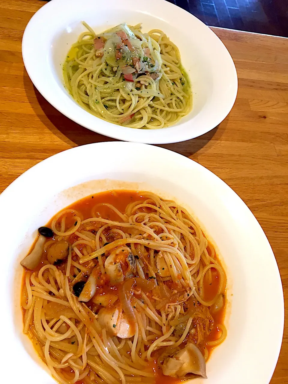 バイ貝のトマトソースパスタ🍅|さくらんぼさん