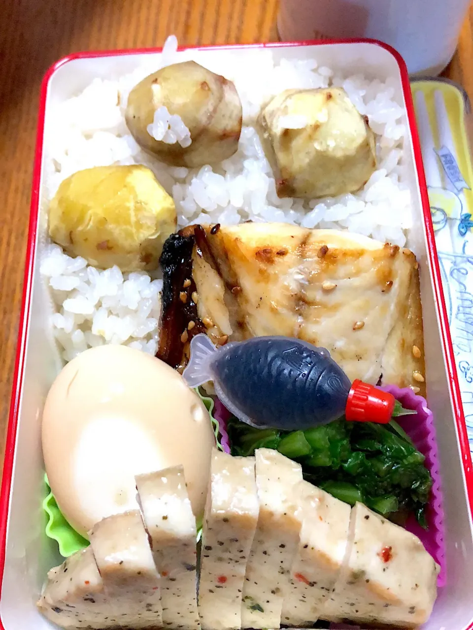 9月19日(水) 栗ごはん弁当🌰😊|かよっぺさん