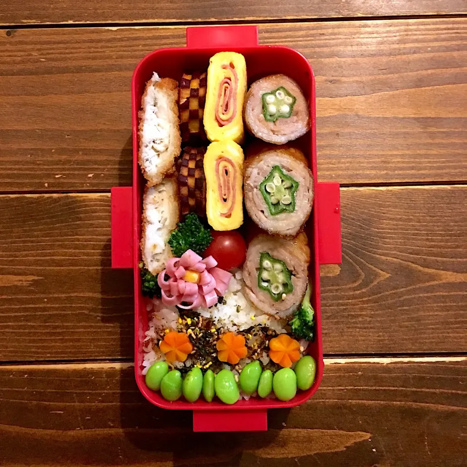 Snapdishの料理写真:肉巻き弁当💕|ともさん