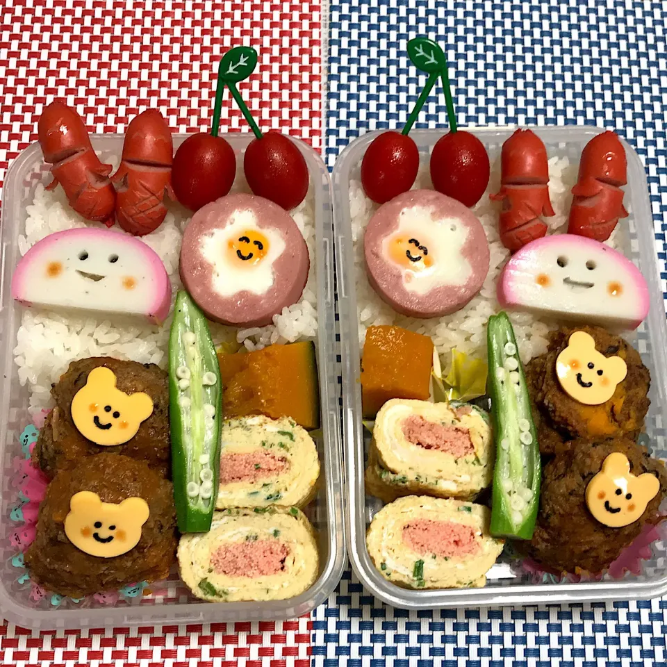 お久しぶりの投稿♪帰省ムスメ＆オレ弁当|クッキングおやぢさん