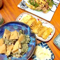 Snapdishの料理写真:たけのこづくし|村松典子さん