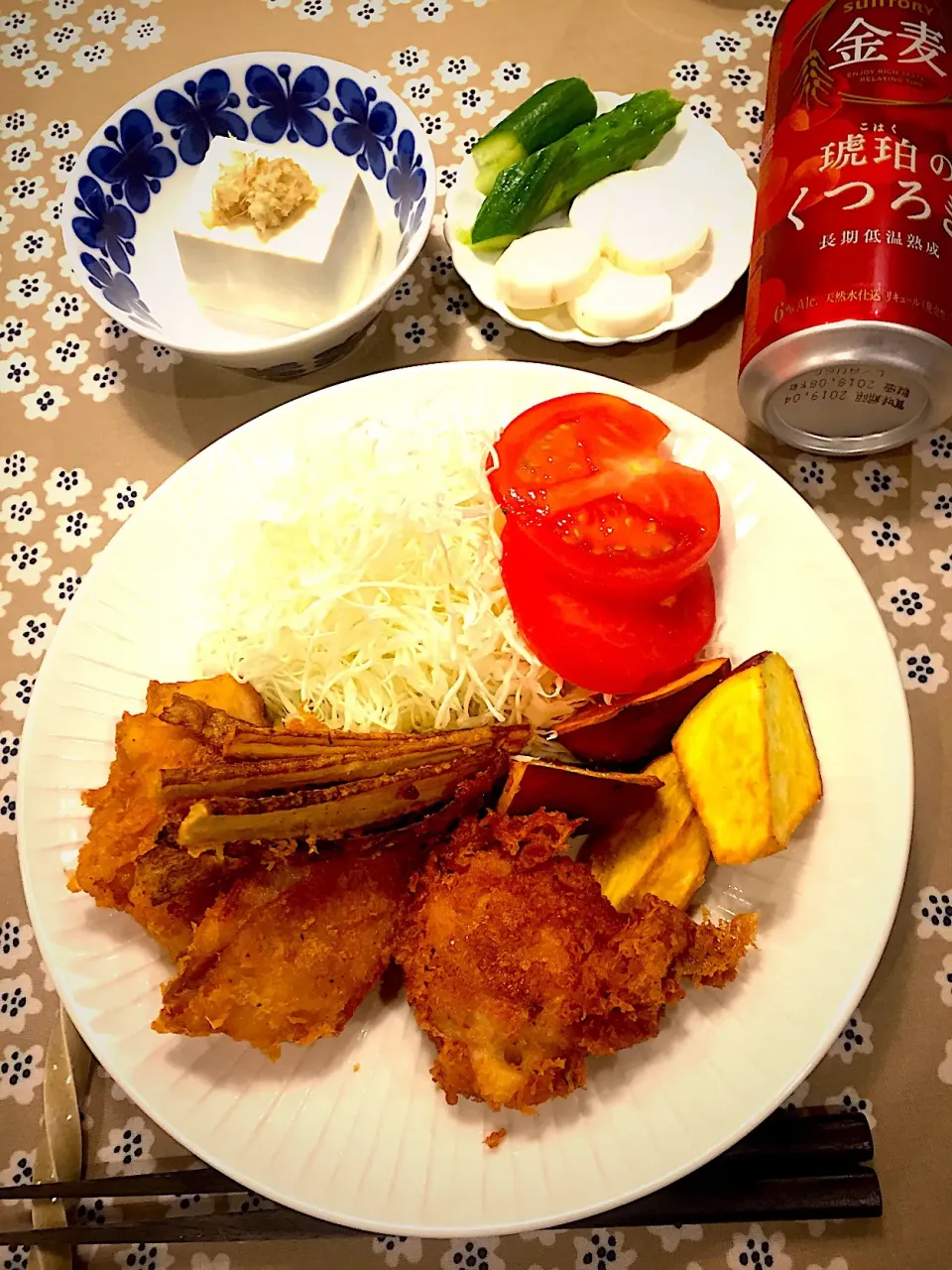 鳥の唐揚げ定食|えのさん