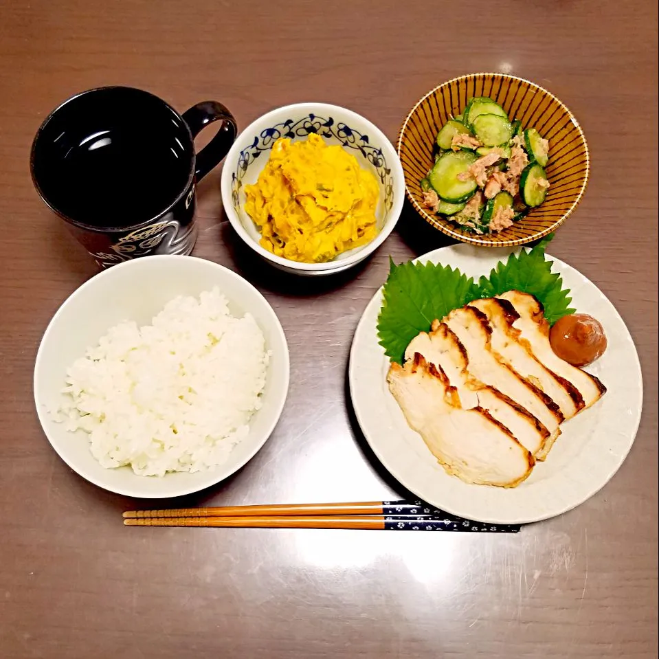 鶏胸肉の塩麹焼きの夜ご飯♡|Mami.Nさん