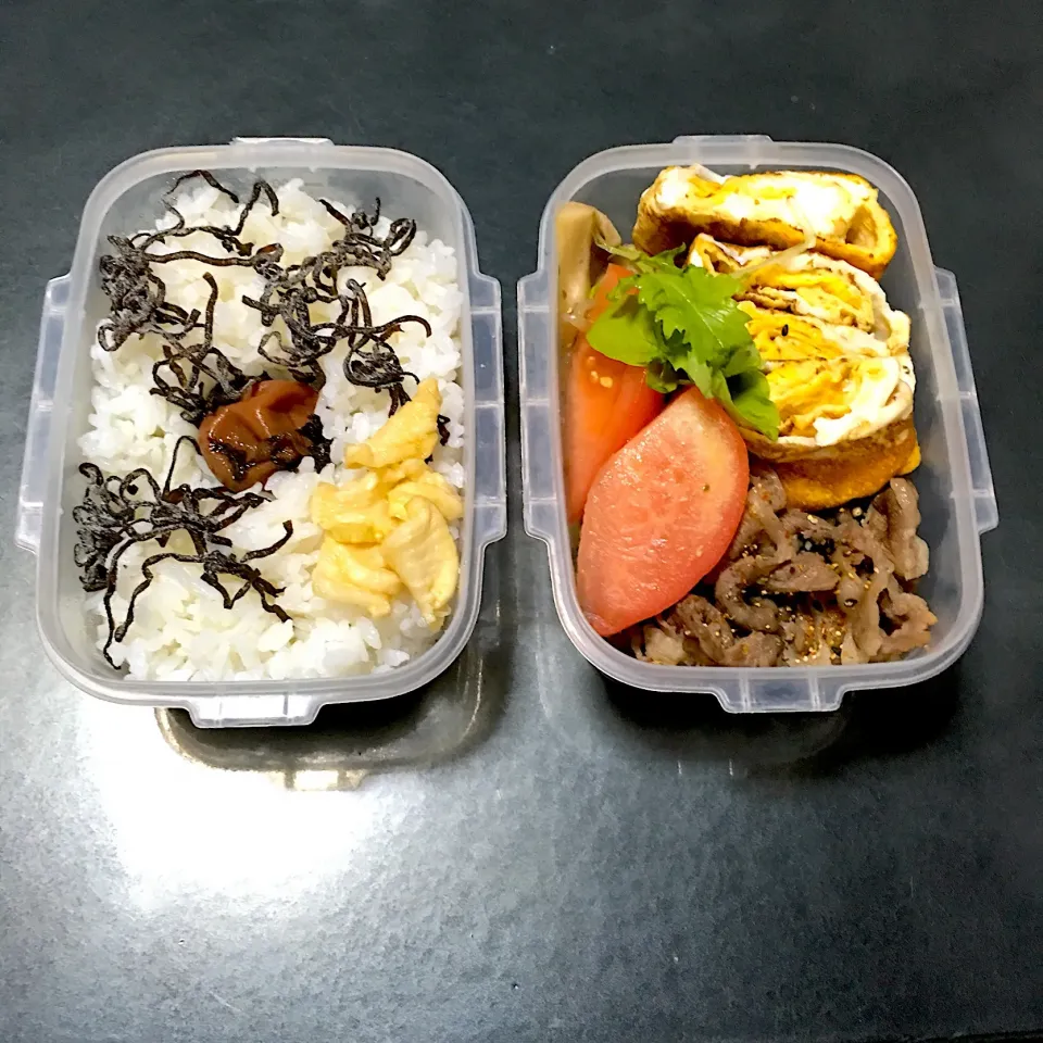 Snapdishの料理写真:今日のお弁当‼︎ 20 September
 #お弁当  #弁当  #obento  #lunchbox  #お弁当記録  #実家のお母ちゃん  #すき焼き弁当|Yoshinobu Nakagawaさん