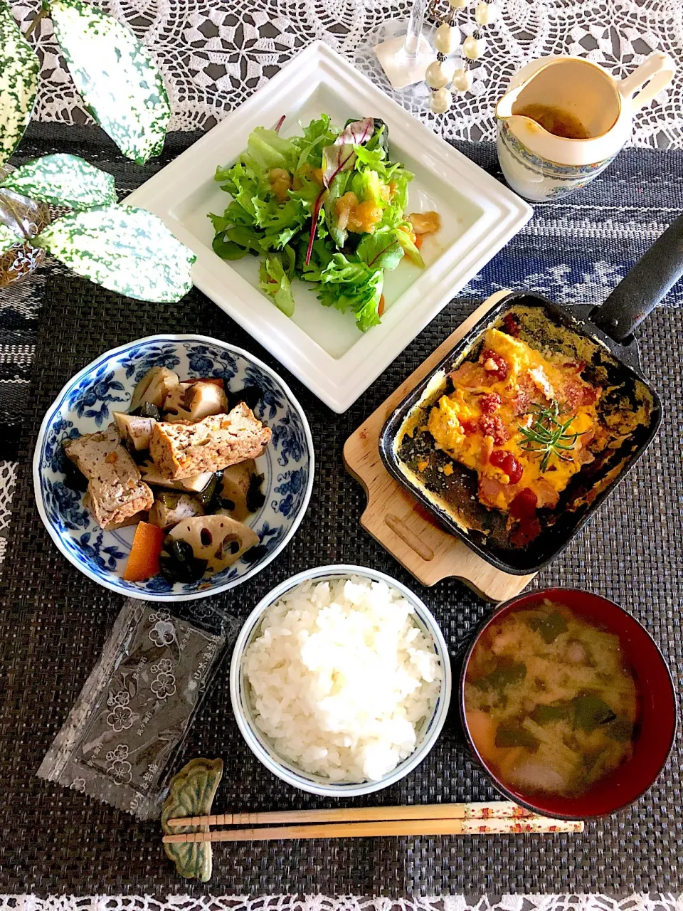 今日の朝ごはん。 ご飯のお友色々😝|Tina Tomoko😋さん