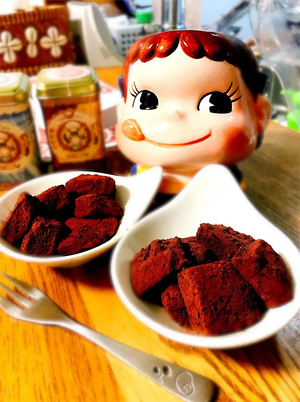 レンジでもちもち♡チョコ餅。|ぽき。さん