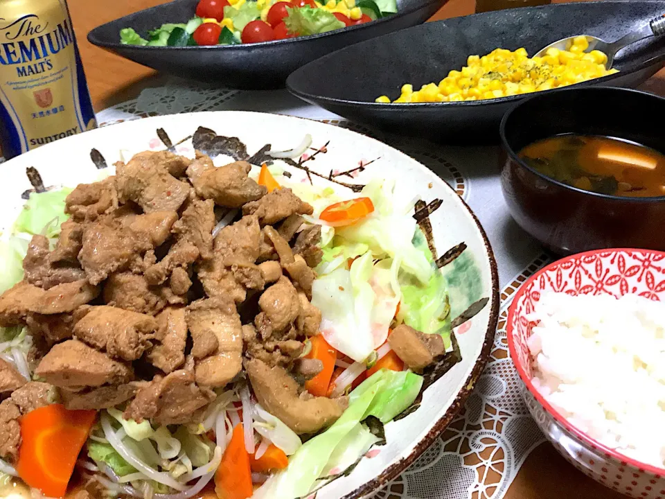 鶏ちゃん定食😊

 #鶏ちゃん #夕飯 #夕飯のおかず #和食|makoさん