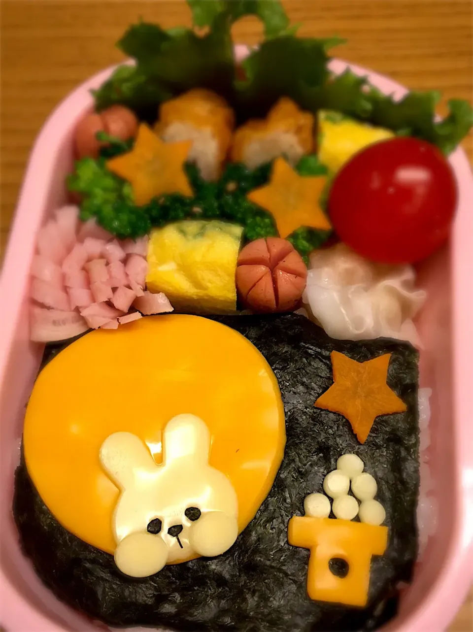 お月見うさぎさん お弁当|wasabiさん