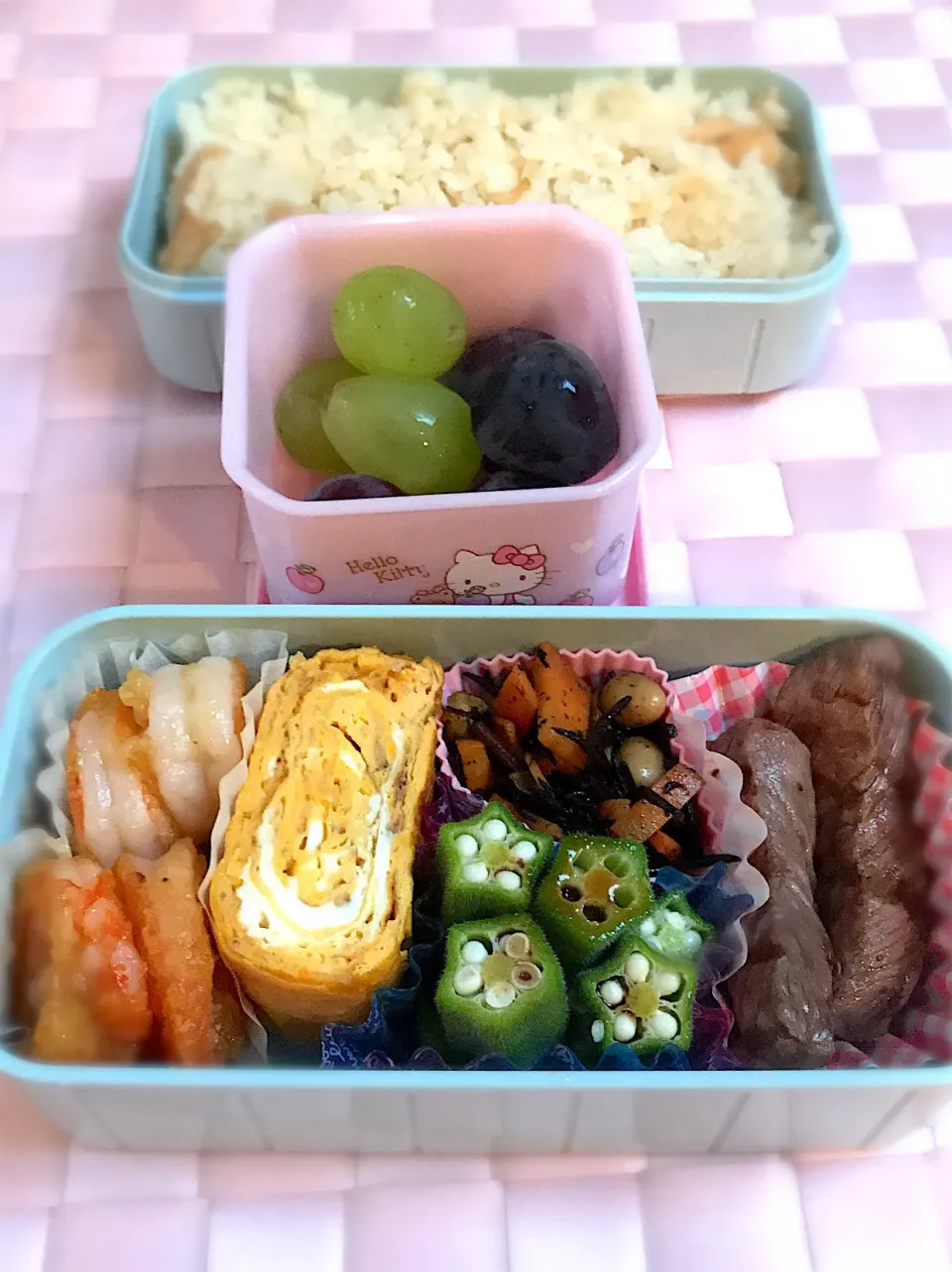 今日のお弁当 #🍱  #lunchbox  #お弁当  #中学生弁当|かれんさん