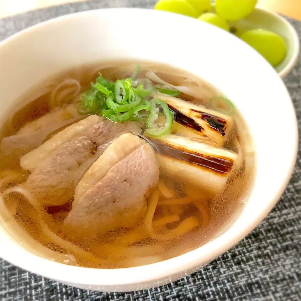 糖質制限🏃‍♀️糖質0麺で鴨南蛮うどん🦆|あしゃぱんさん