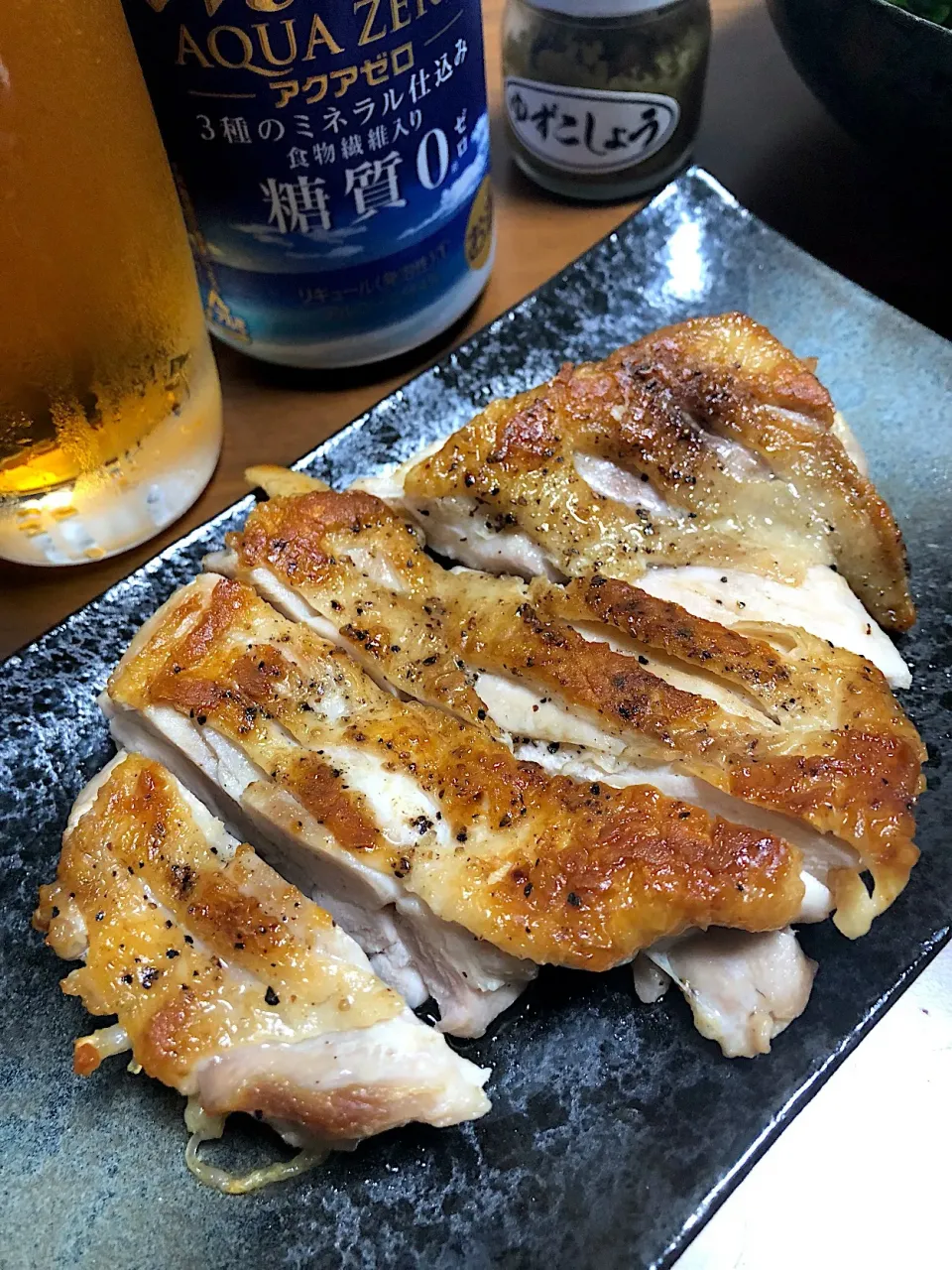 Snapdishの料理写真:チキンソテー🍺|ラックさん