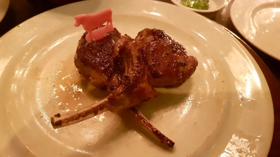 Birthday dinner at Butcher's Cut - rack of lamb|steven z.y.さん