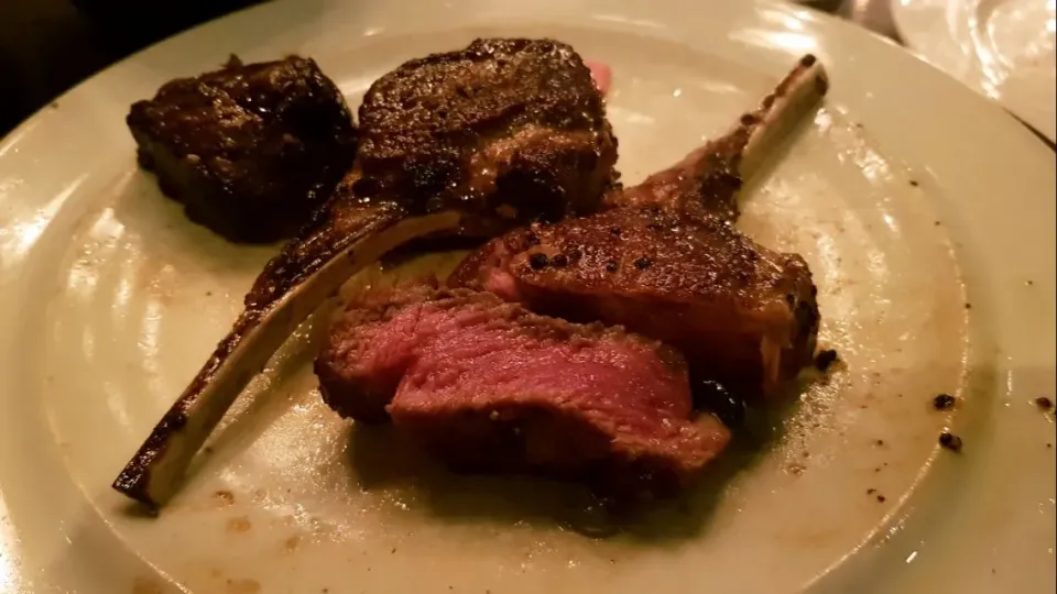 Snapdishの料理写真:Birthday dinner at Butcher's Cut - rack of lamb|steven z.y.さん