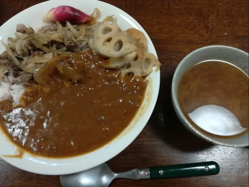 あいがけカレー #カレー|アクちゃんさん