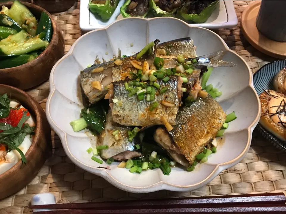 秋刀魚のピリ辛香味ソースがけ|yui.mさん