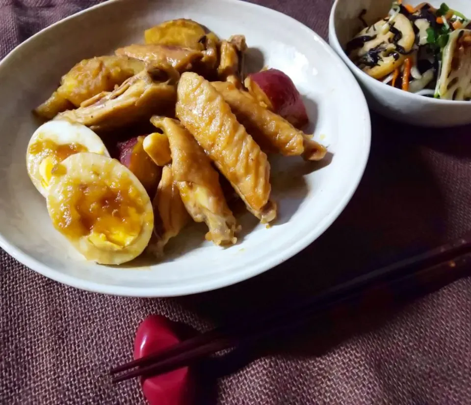 鶏肉とさつまいものうま煮🍠|真希さん