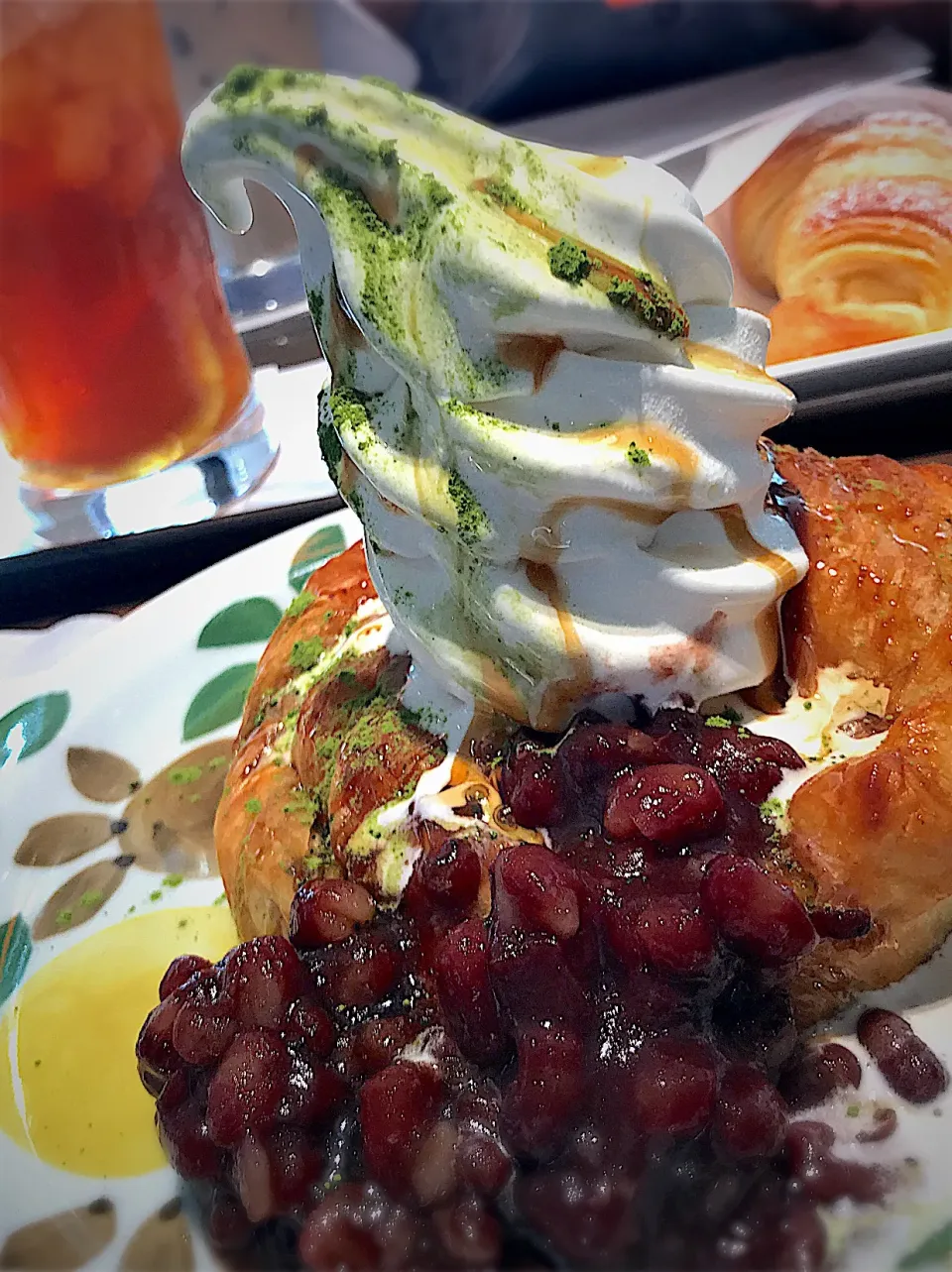 デニブラン🍦  和風あずき  チョコクロ 白黒 🥐
アイスレモンティー  ロイヤルミルクティ🍹|ch＊K*∀o(^^*)♪さん