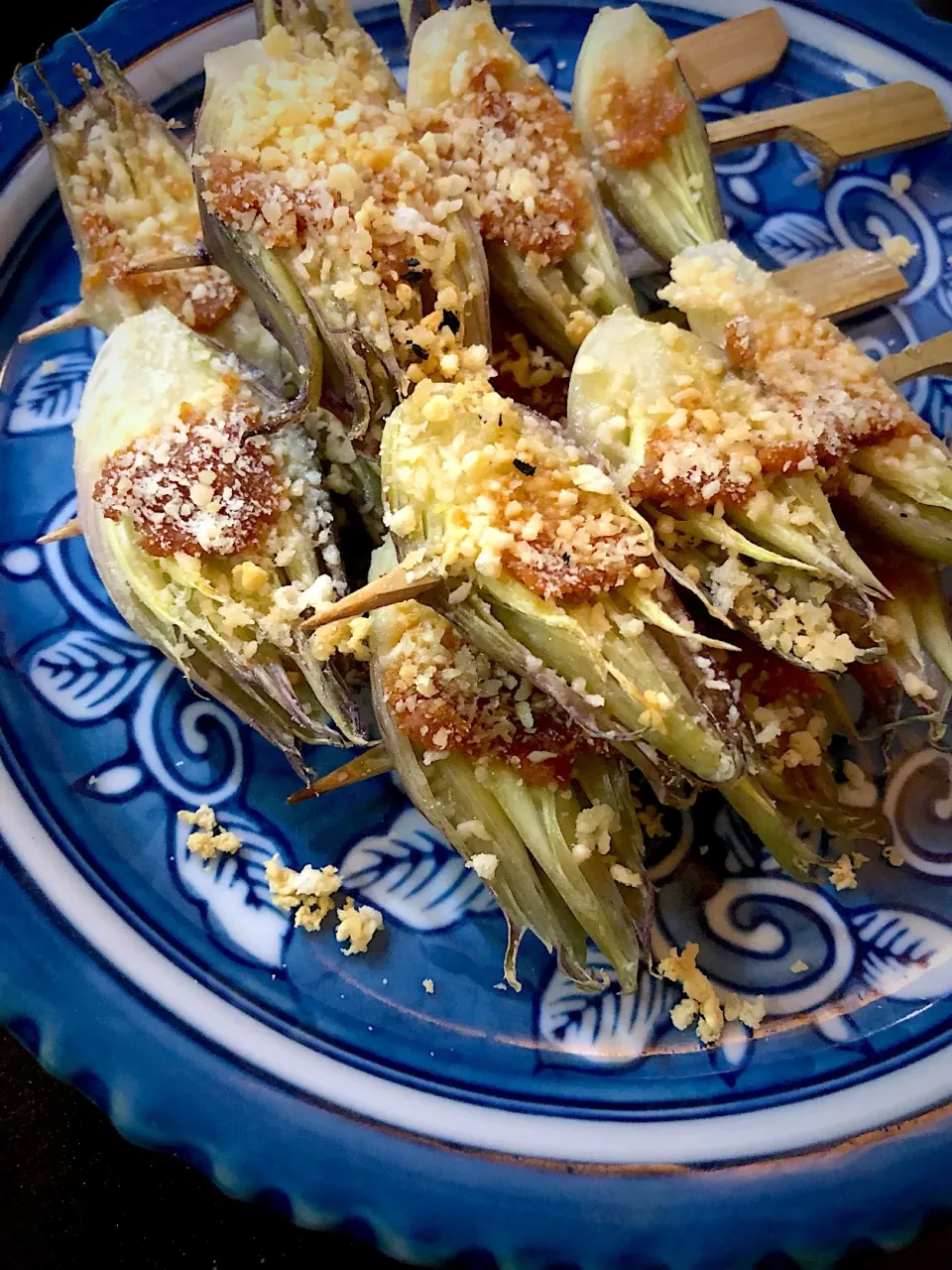 茗荷の味噌チーズ焼き♪|ちーちさん