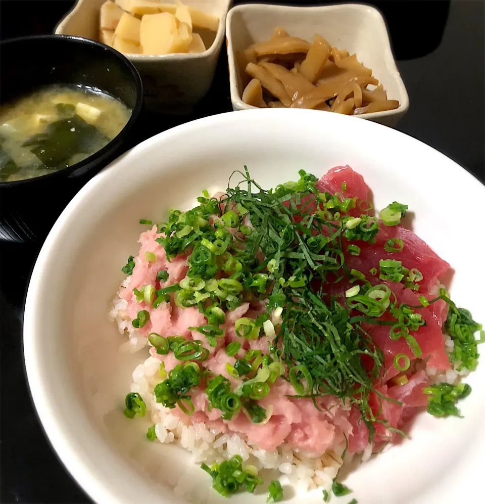 ねぎとろ鉄火丼|ねてさん