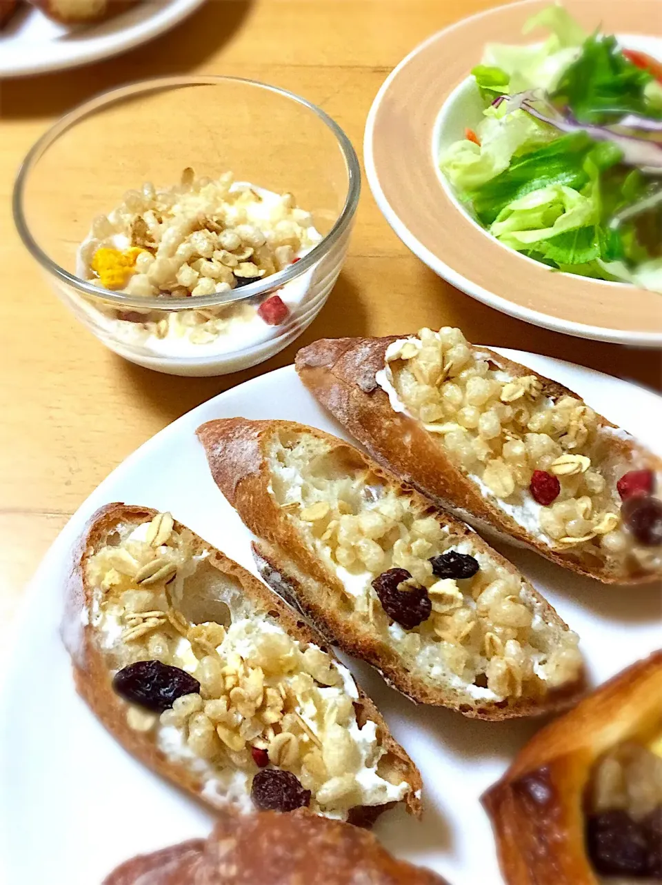 ライスグラノーラで朝ごパン|林とびぃさん