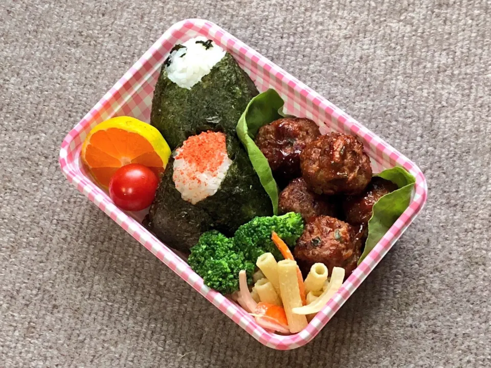 スパイス入れ過ぎミートボール 弁当|弁当 備忘録さん