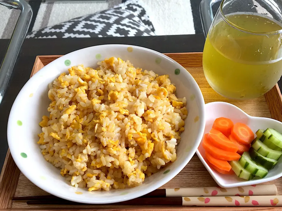 たまごバターチャーハン|よぉ〜さん