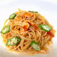 トマトとサーモンの冷製パスタ|Mikaさん