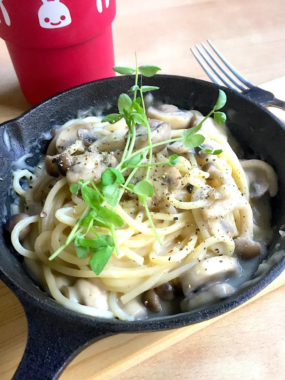 きのこのクリームパスタ🍝|matumotommさん