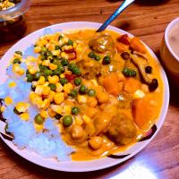 タイ風、ココナッツミルクのベジタブルイエローカレー🍛