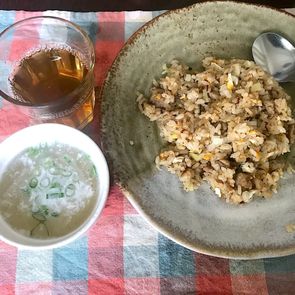 チャーハン、鳥スープ|純さん