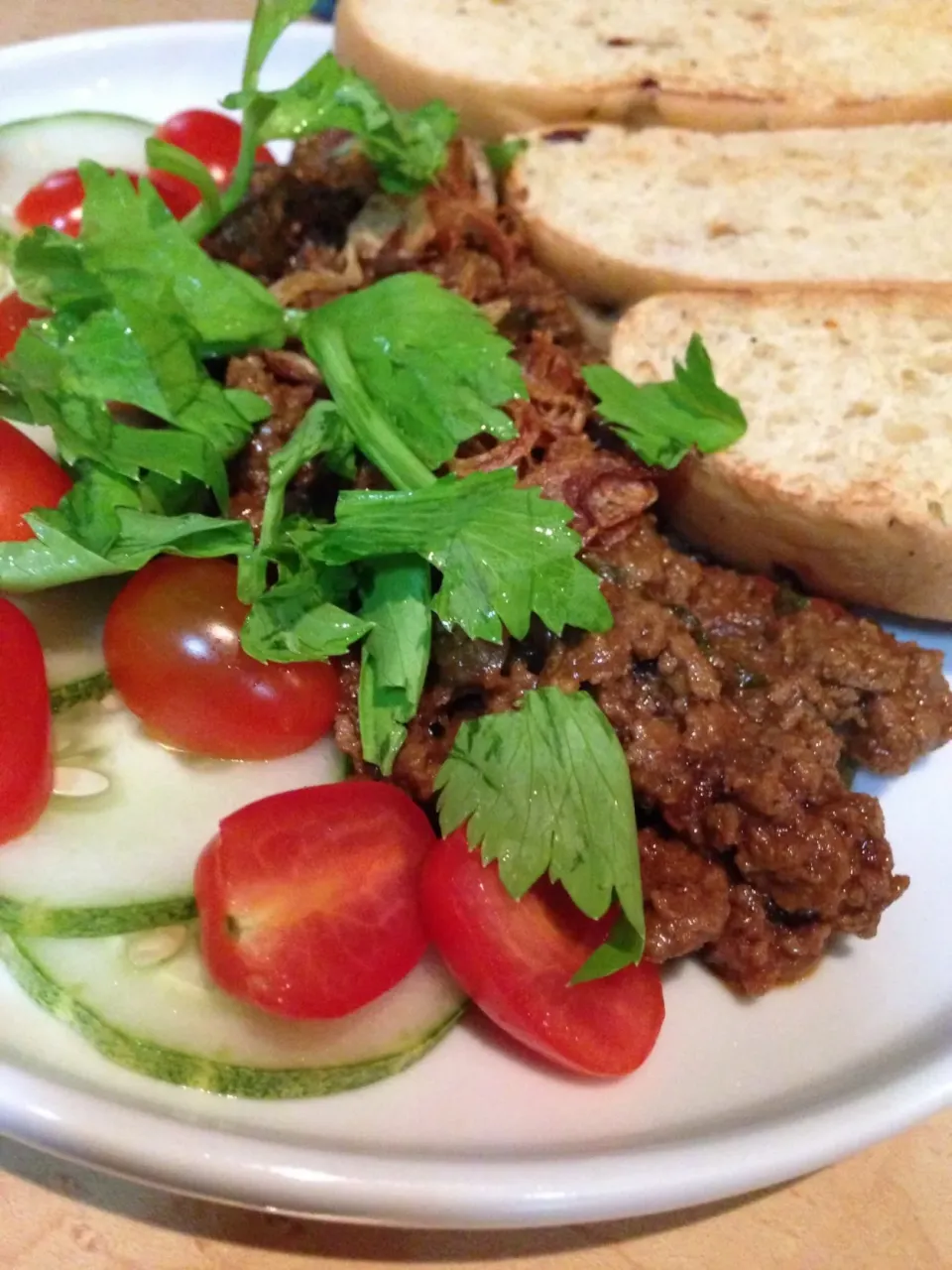 Foccacia Sandwich with Spiced Ground Meat.|Joha Hassanさん