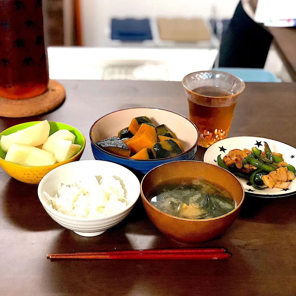 豚バラピーマン定食|ひかぽんさん