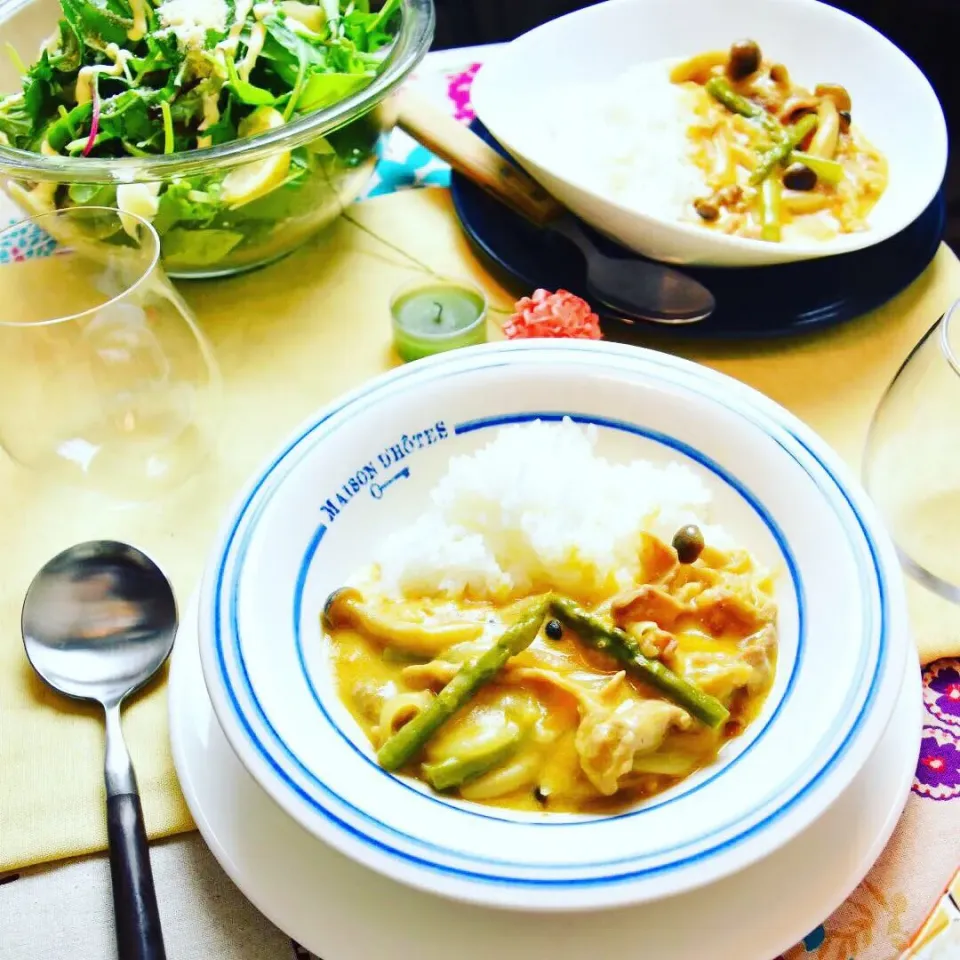 "シチューオンライスカレークリームソース" ＃おうちごはん編集部　 - ふじたかなの"いつも美味しい！もの探し"|ふじたかなさん