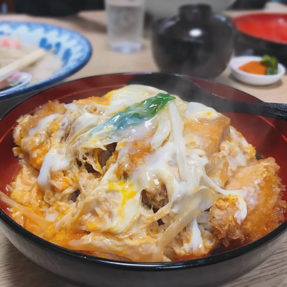 Snapdishの料理写真:井手ちゃんぽん の カツ丼  佐賀武雄|ONI*MAMA*さん