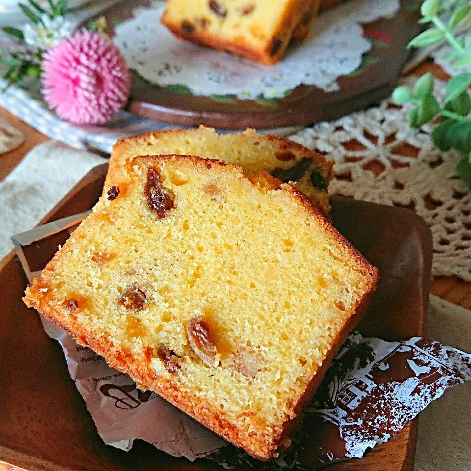 ラム酒漬けフルーツパウンドケーキ|とまと🍅さん