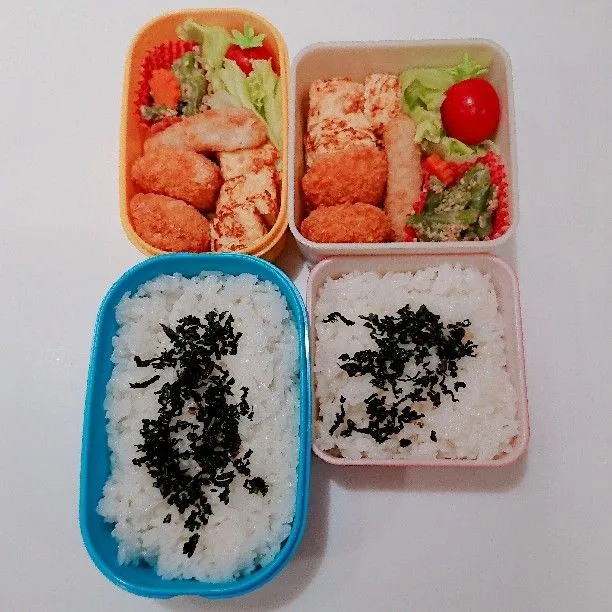 Snapdishの料理写真:9/25(火)の二人弁当🍱|ふみぃさん