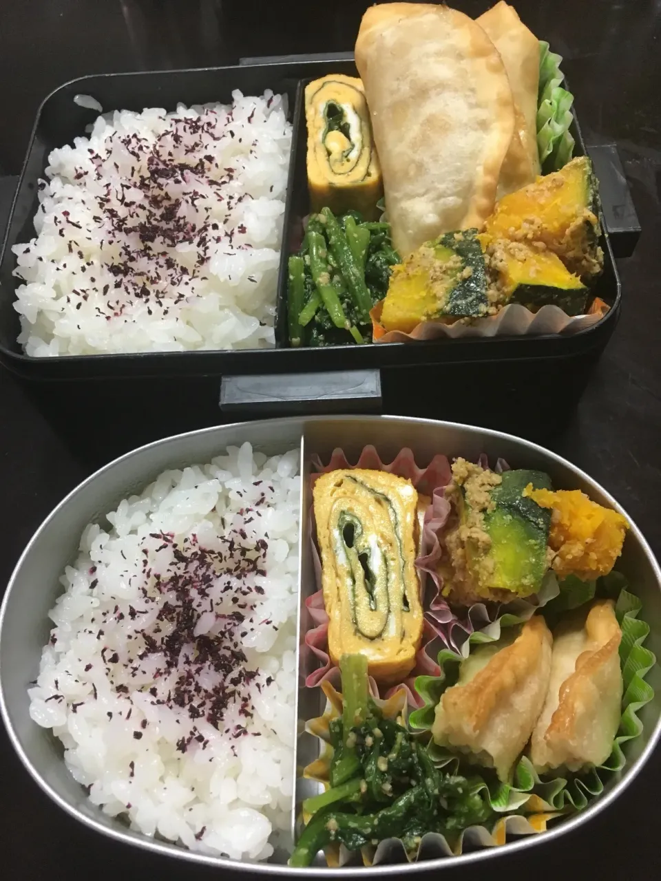 Snapdishの料理写真:9/25 4歳娘とパパのお弁当。|kikkiさん