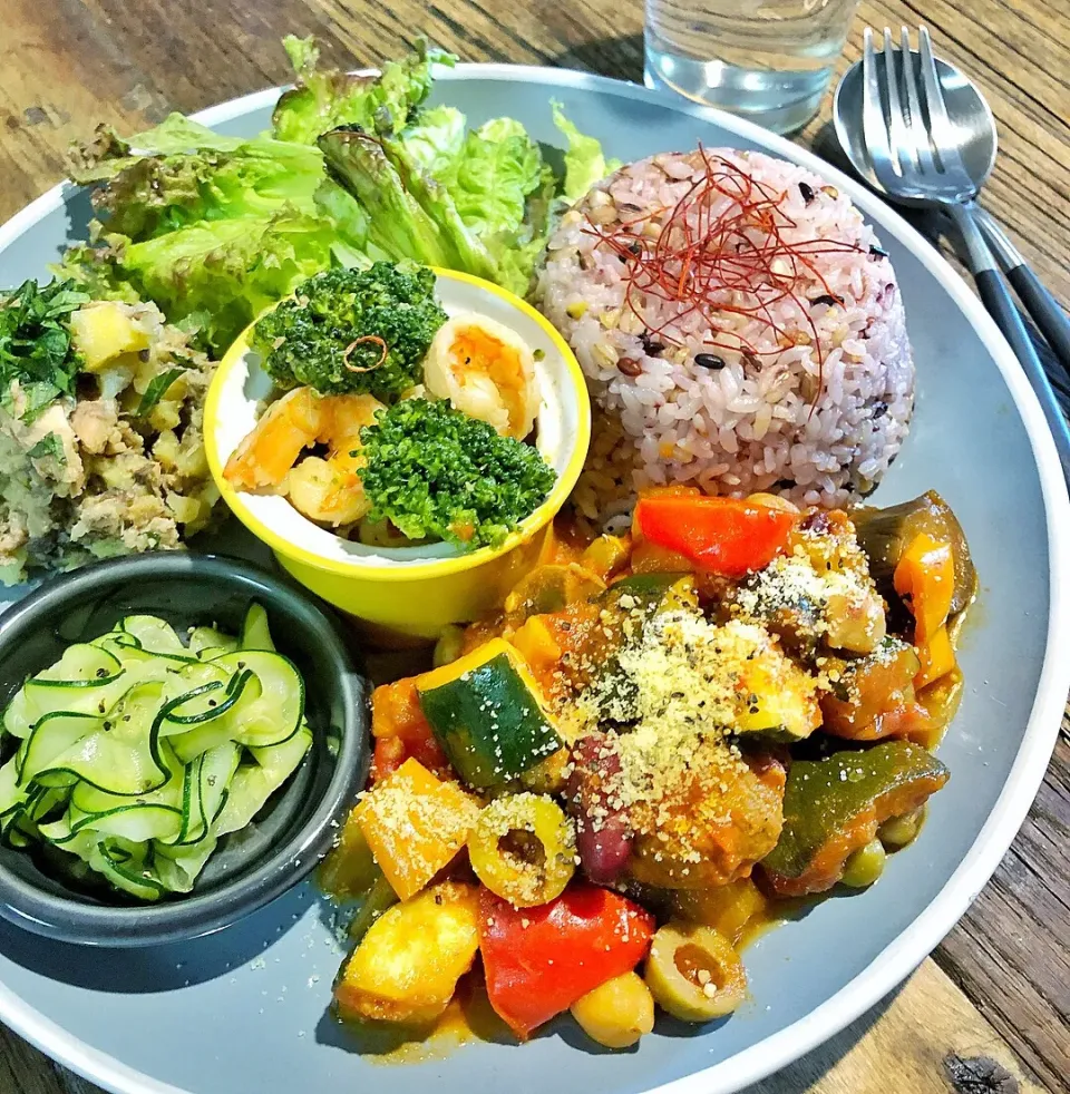 🥦カポナータ定食🍅|Nonさん