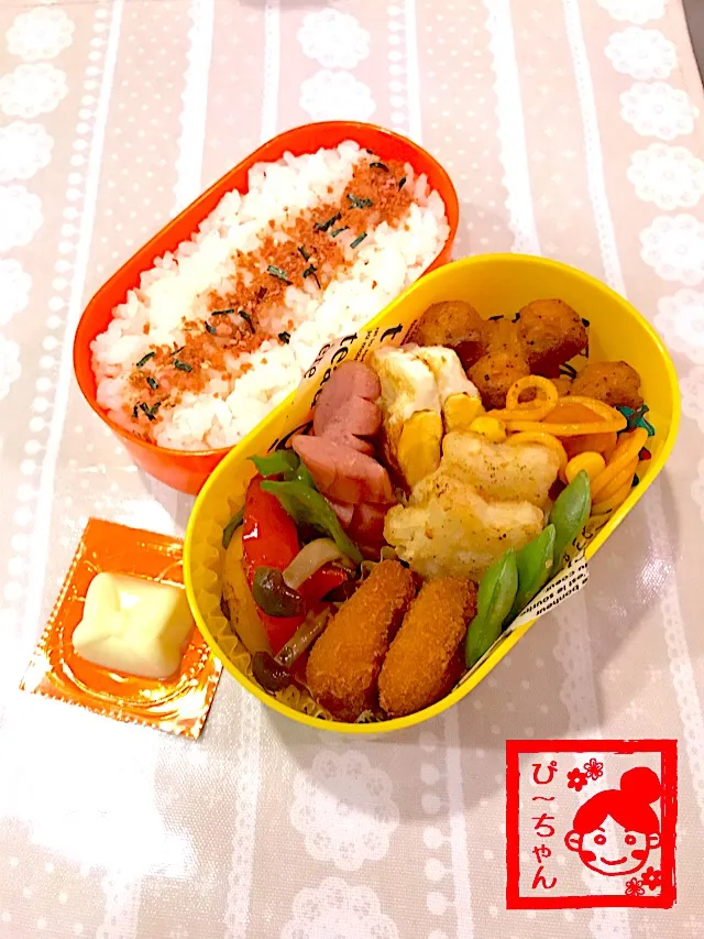 Snapdishの料理写真:次女☆高校生弁当😊239日目|☆ぴ〜ちゃん☆さん