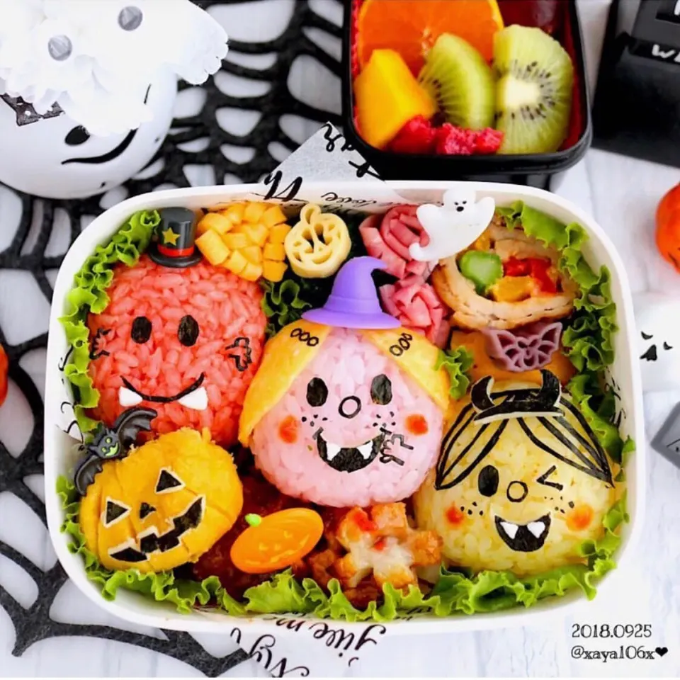 ミスターメンリトルミス⭐ハロウィン弁当|あーたんさん