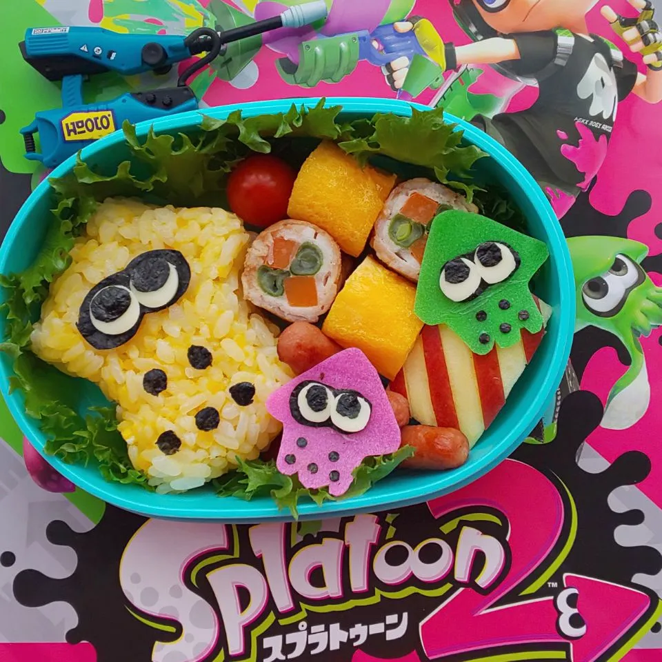 Snapdishの料理写真:スプラトゥーン弁当|pinakoさん